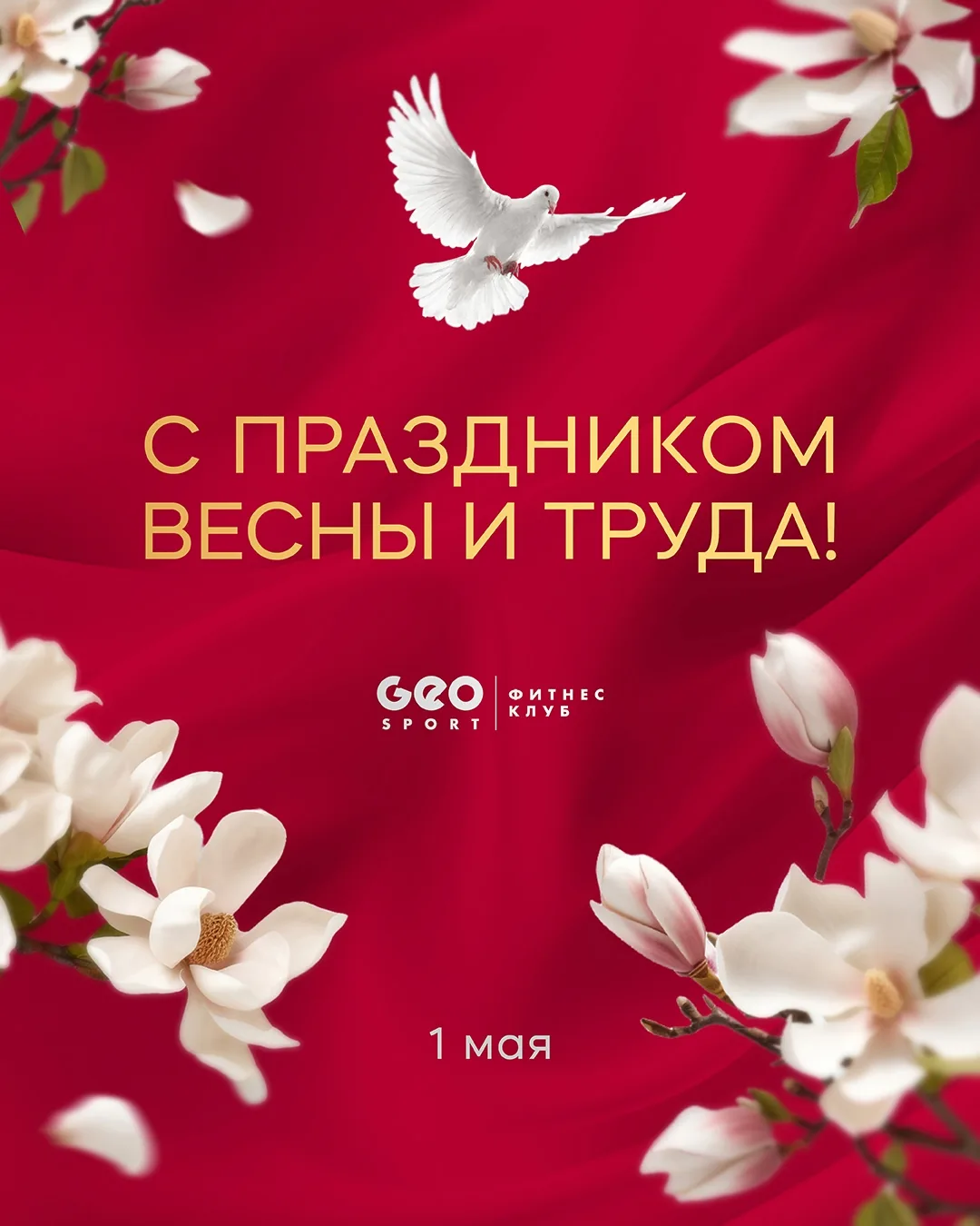 GEOsport поздравляет с Праздником весны и труда!🌸
