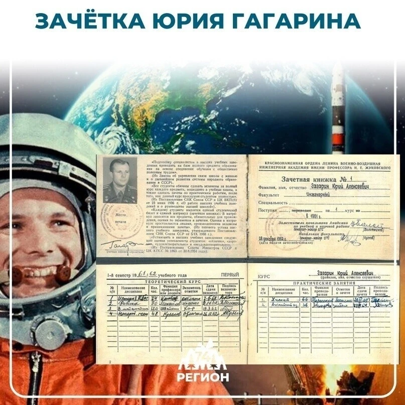 👨‍🚀 12 апреля исполняется 65 годовщина со дня полёта первого человека в космос, — им ...