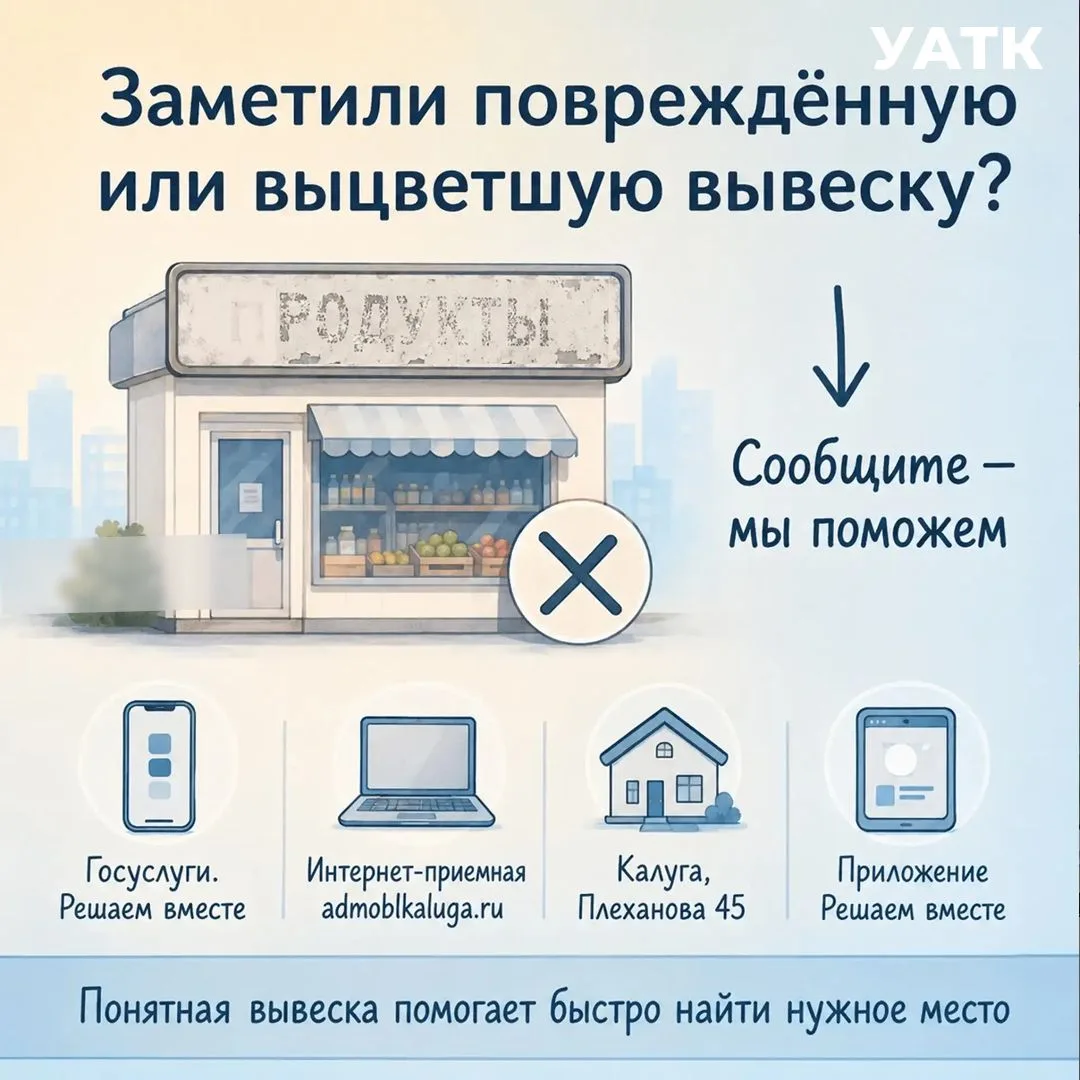 ⚡️Порядок на улицах начинается с читаемой вывески