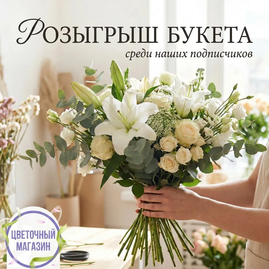 Дорогие друзья, Дарим букет за подписку!

Да, 18 июня в 17ч. мы проведём розыгрыш букета среди "учас