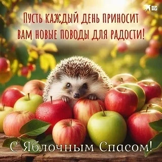 Яблочный Спас посвящен  сбору урожая яблок и других поспевших фруктов.