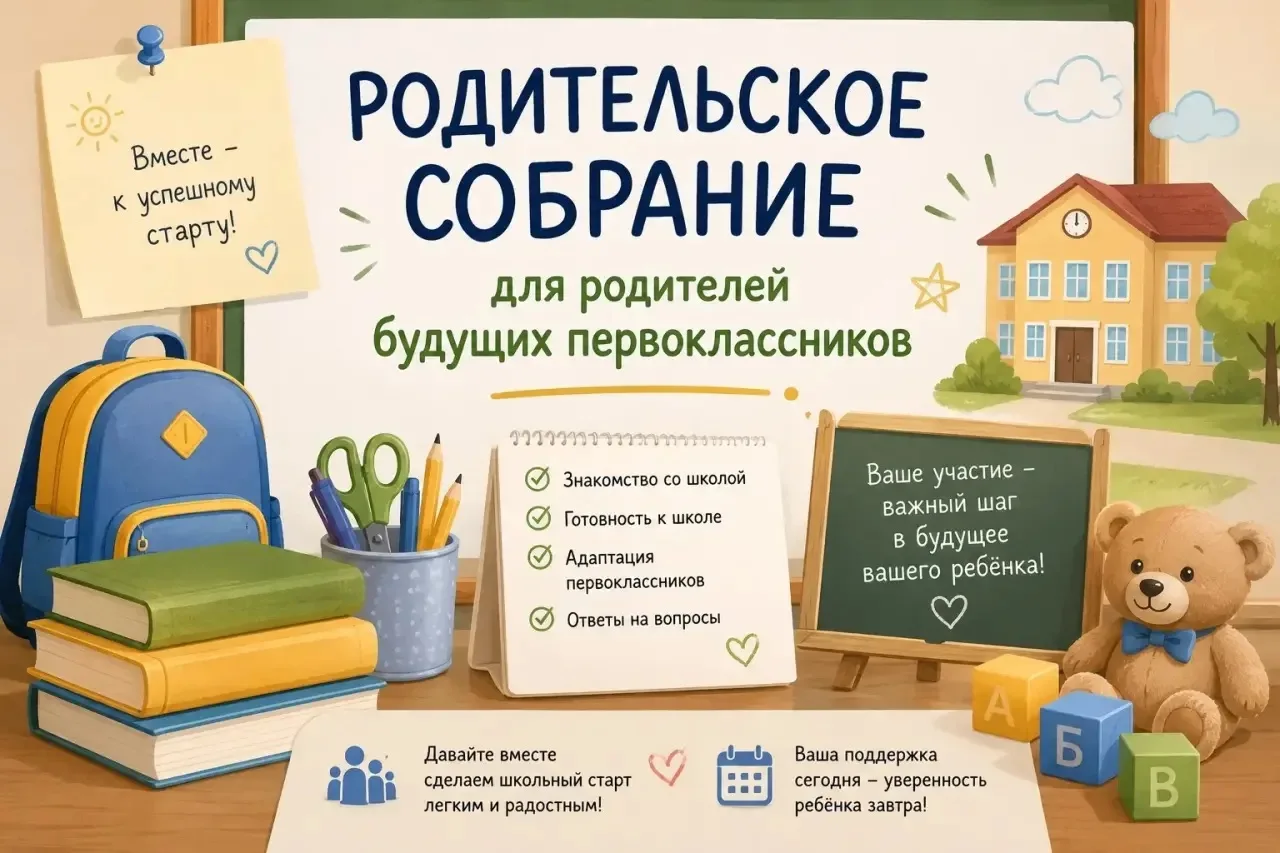 ✅Уважаемые родители будущих первоклассников!