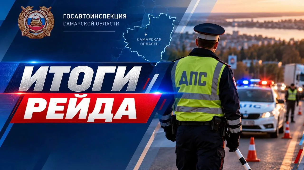 🚔 Итоги рейда Госавтоинспекции в Самарской области