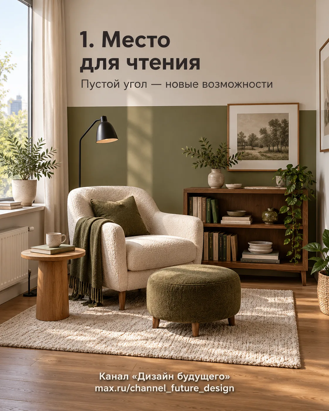 🏡 А что, если этот угол станет любимым местом дома?