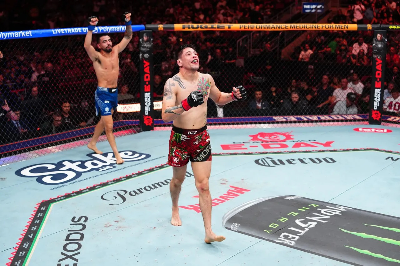 ⚡️ Брэндон Морено одержал победу над Хосефом Моралесом по решению судей. #UFCNoche