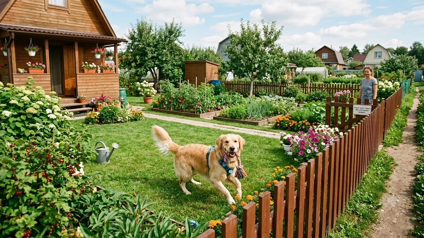 🐾 «Он просто играет!»: дачные приключения ваших питомцев
Дача — настоящее раздолье для домашних жив
