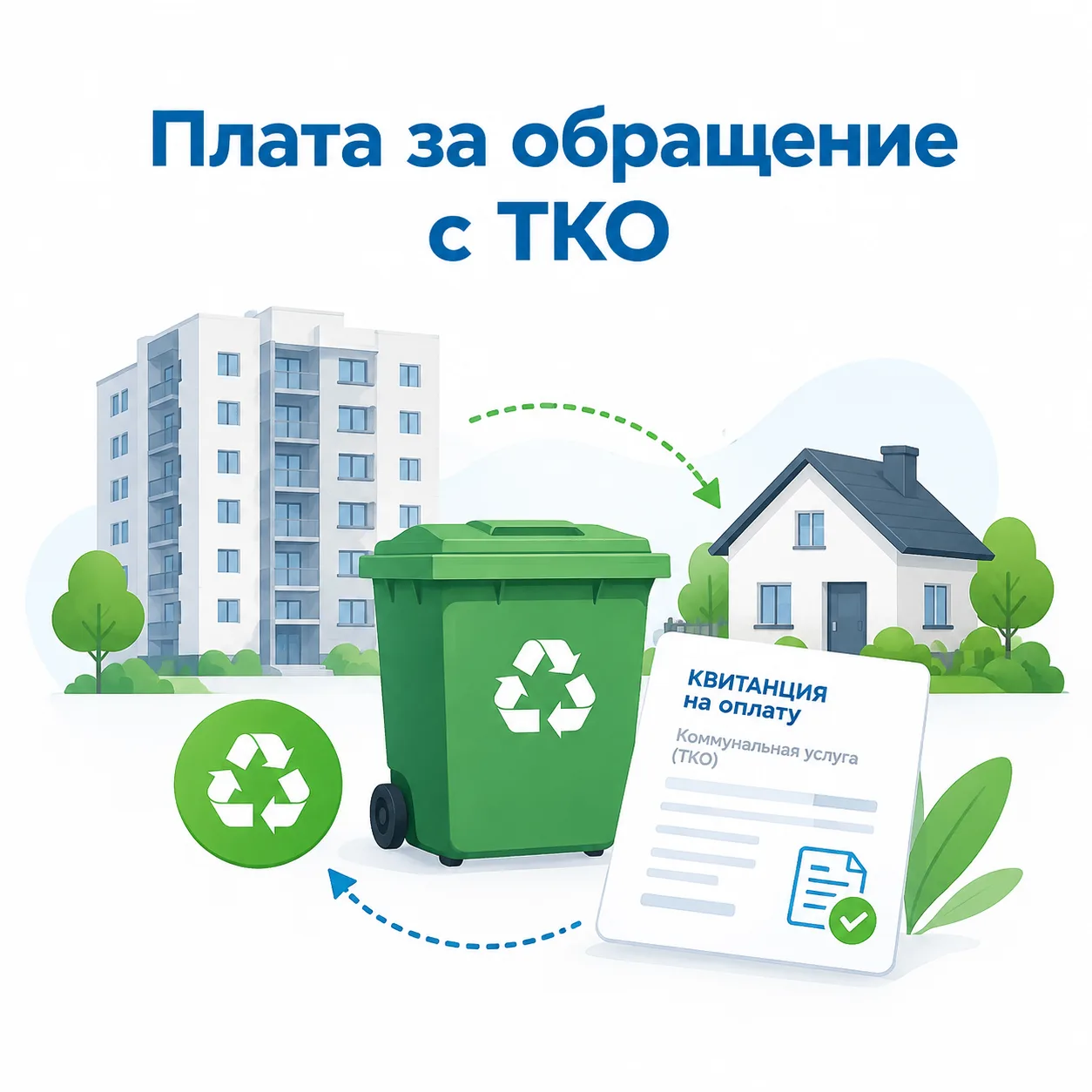 ♻ Как рассчитывается плата за обращение с ТКО?