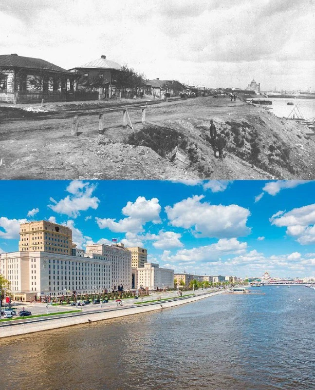 Сделали более 3000 фотографий Москвы в формате "Было — стало".
