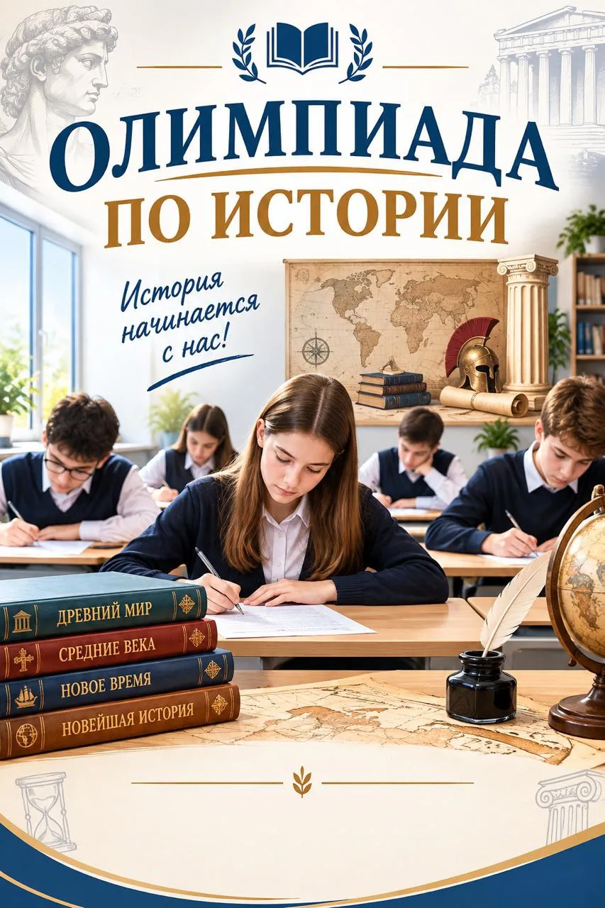 🏛️ Сегодня свои знания по истории проверили учащиеся 6–11 классов нашей школы.