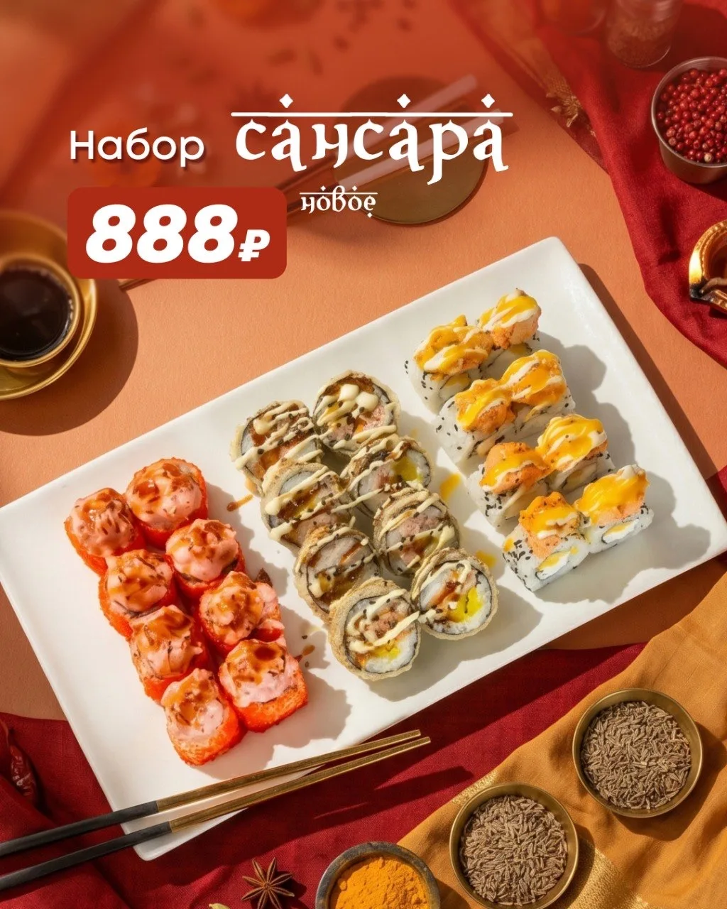 Май — месяц индийских вкусов! 🇮🇳  Погружаемся в атмосферу пряностей и ароматов: в акционной вкладке 