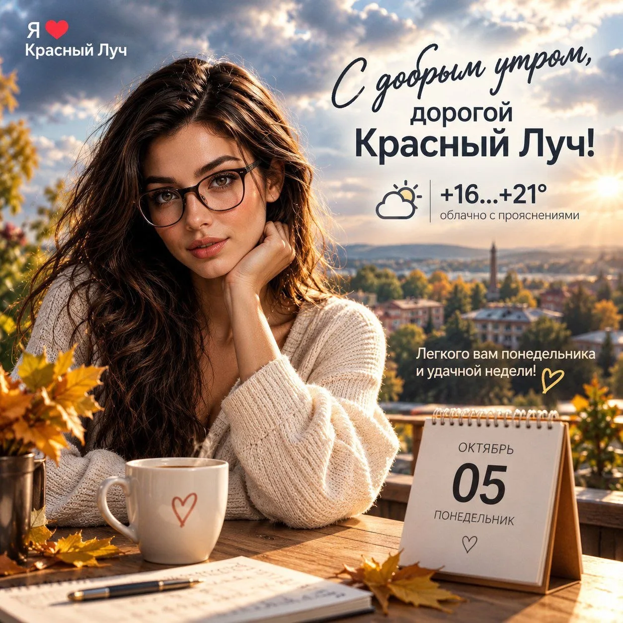 С добрым утром, дорогой Красный Луч! На календаре 05 октября.
