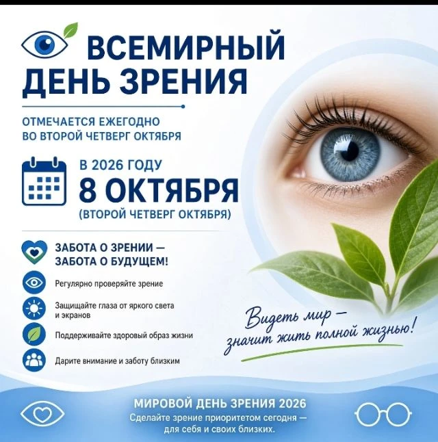 🌍 Всемирный день зрения — напоминание увидеть главное!