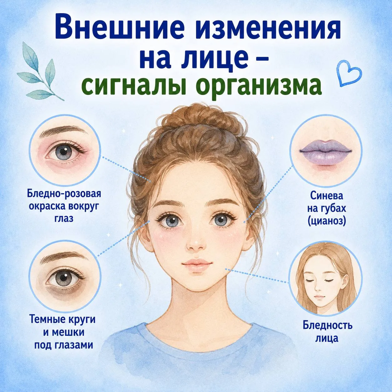 Внешние изменения на лице – сигналы организма
