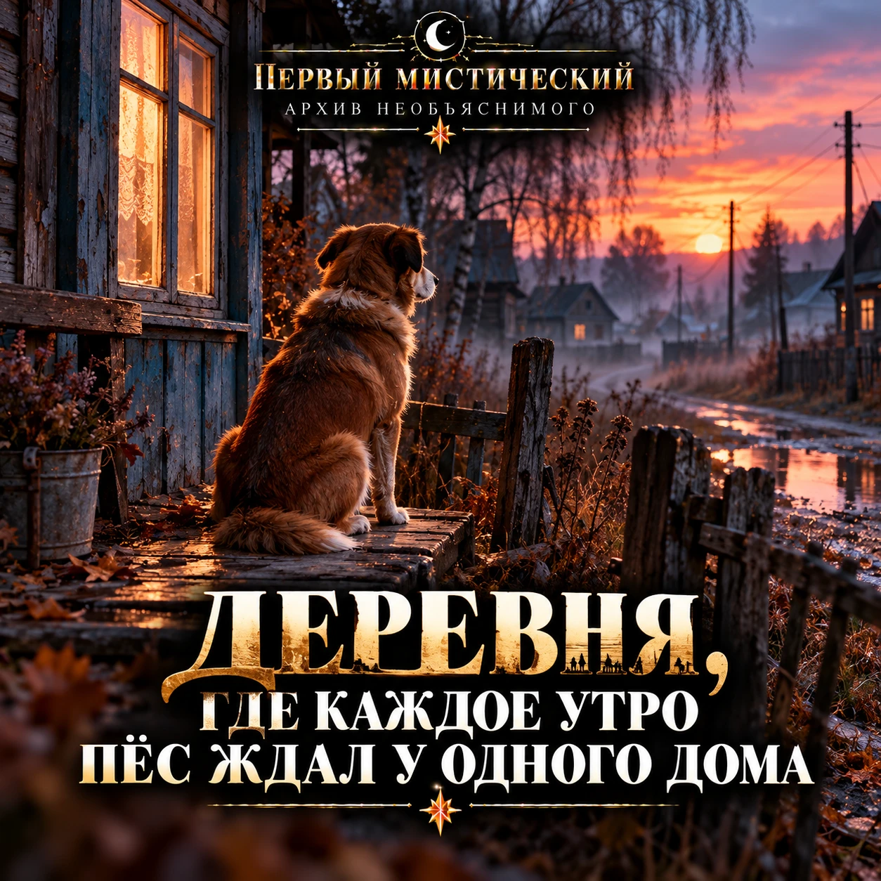 ДЕРЕВНЯ, ГДЕ КАЖДОЕ УТРО ПЁС ЖДАЛ У ОДНОГО ДОМА 🐕🌿