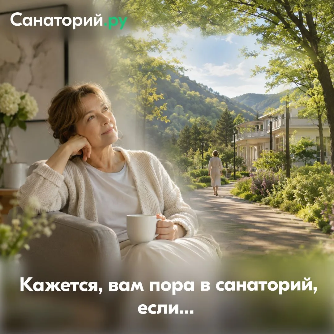 Кажется, вам пора в санаторий, если… 🌿