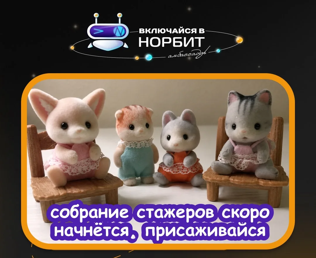 В НОРБИТ открыт сезон приёма заявок на стажировки! 🚀