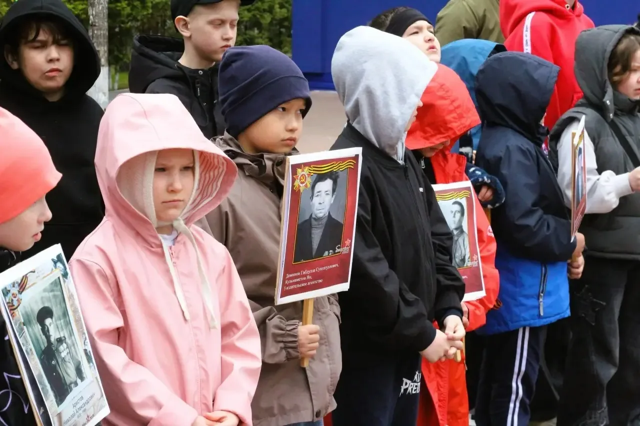 БЕССМЕРТНЫЙ ПОЛК В «РЕБЯЧЬЕЙ РЕСПУБЛИКЕ» 🕯️  В филиале «Ребячья республика» прошла традиционная акци