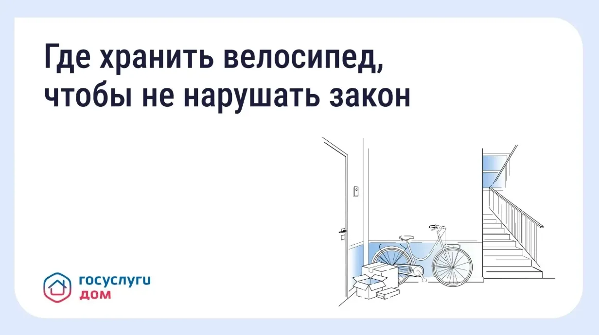 Хранение велосипедов в МКД: что говорит закон