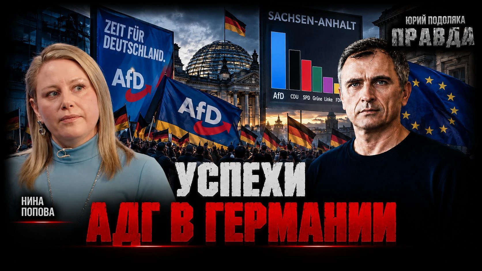 Население Германии против войны с Россией...

Именно такой вывод напрашивается по итогу выборов в Са
