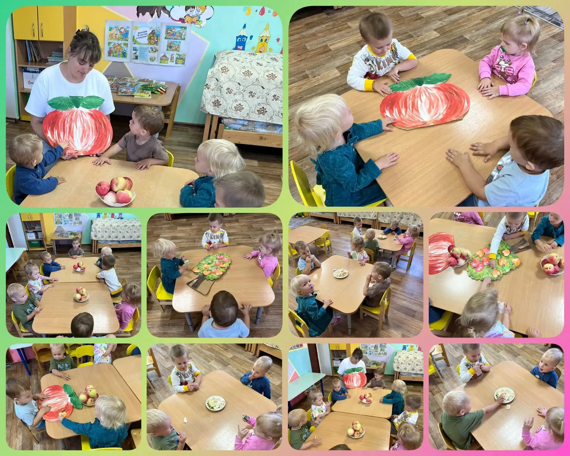 📣В нашей первой младшей группе прошёл праздник — Яблочный Спас! 🍎 Малыши узнали, что ...