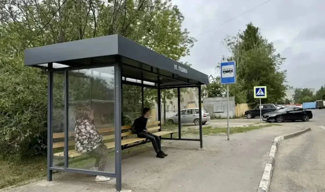 Саранск продолжает обрастать новыми остановками 

🚎В июле специалисты подрядной организации выполни
