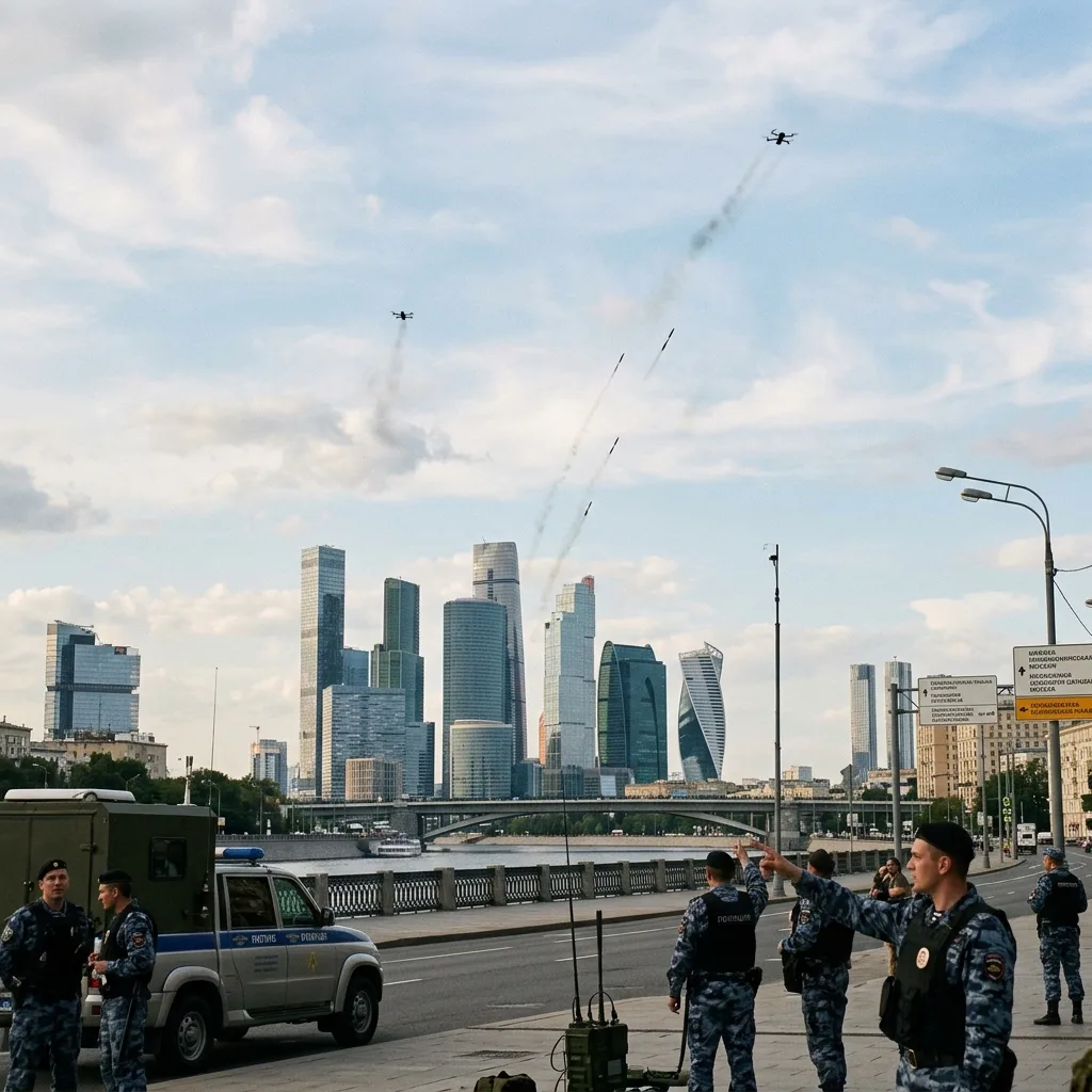 ⚡️ СРОЧНО: Московское небо под защитой ПВО