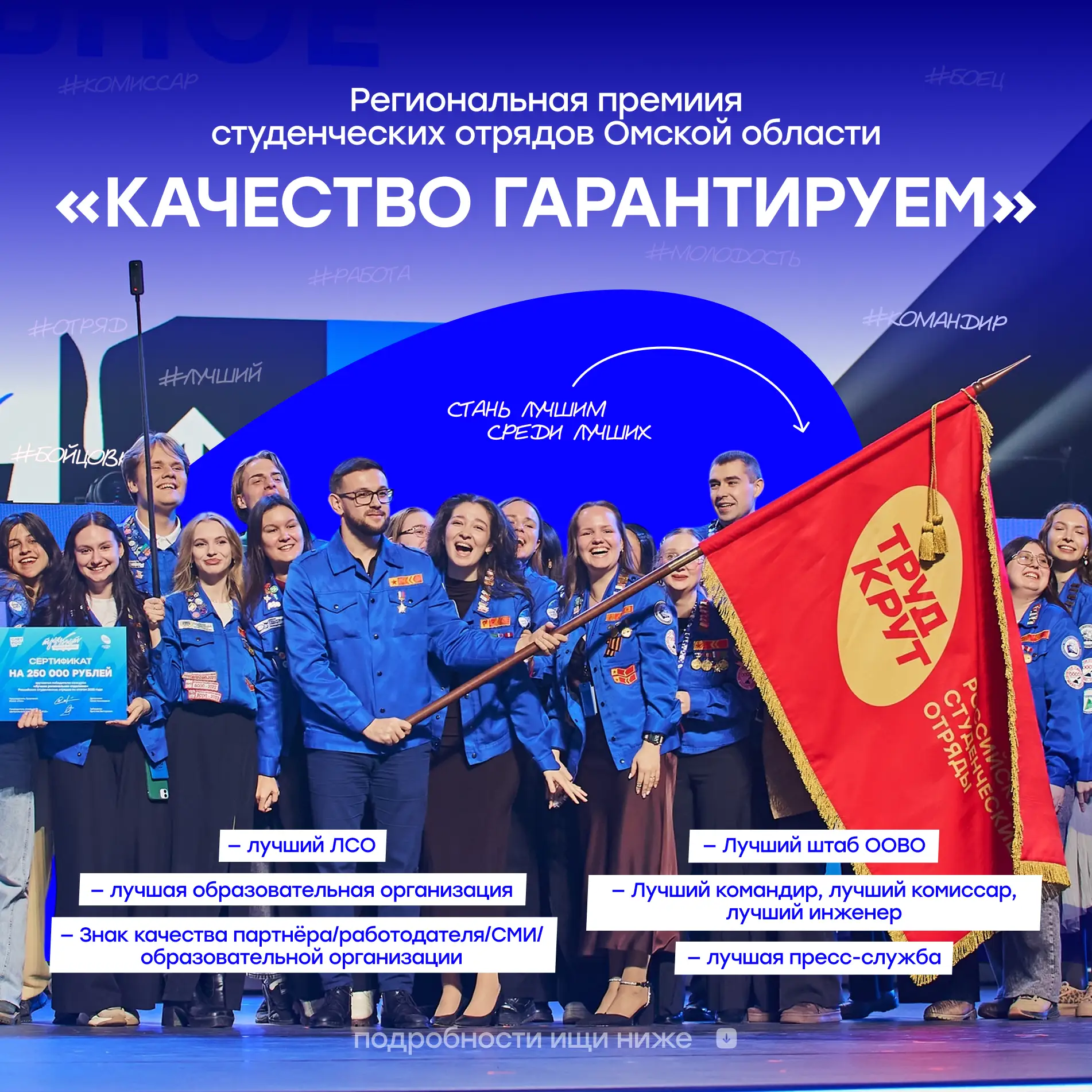 ⚡ Региональная премия «Качество гарантируем» объявляет старт!

Пришло время отметить тех, кто своим 