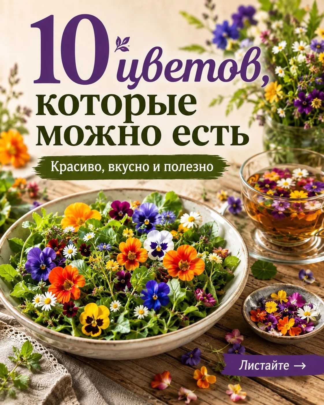 🌺10 цветов, которые можно есть
#цветы #заготовки

Ставьте 👍, если пост полезен

Дачные идеи | Подп