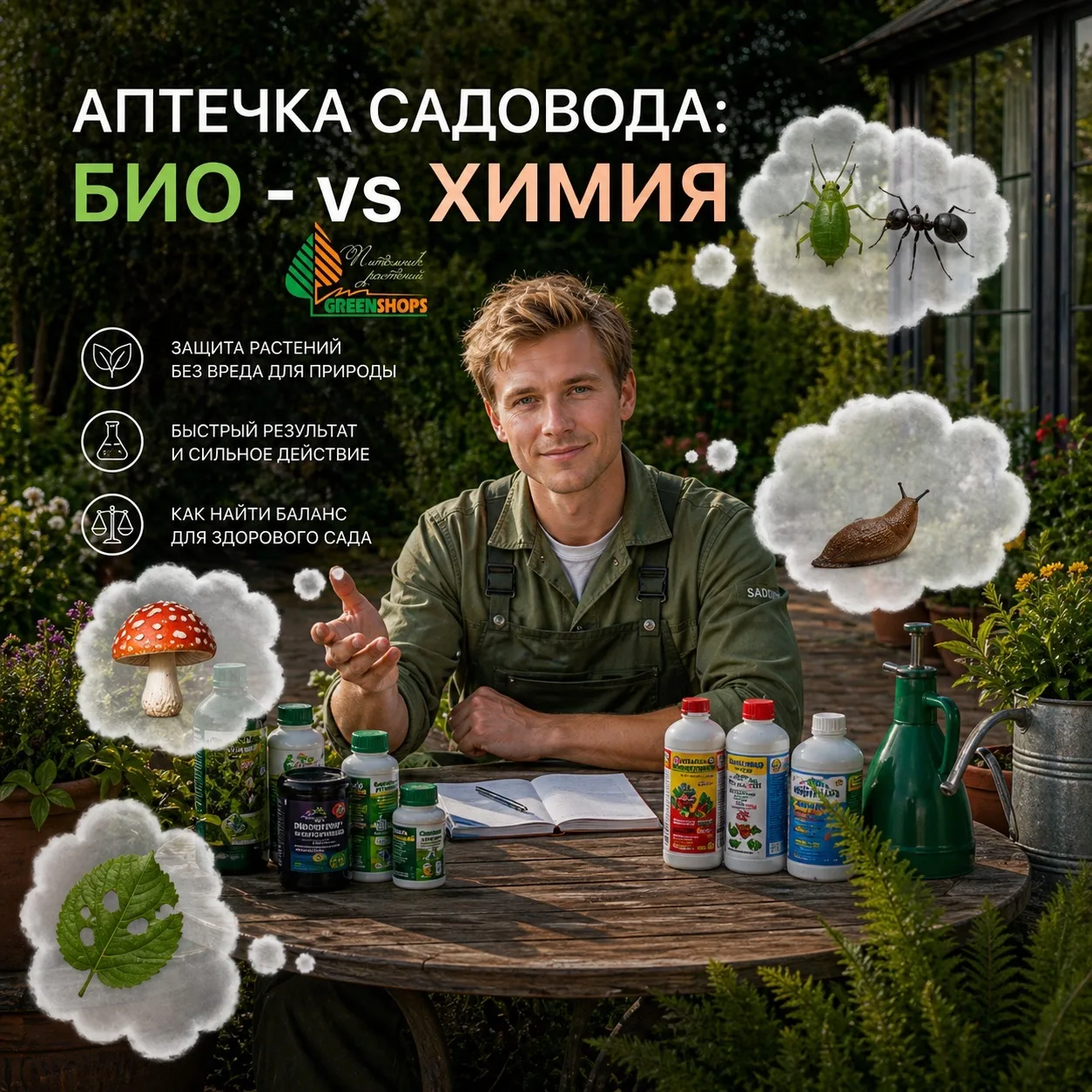 Аптечка садовода: Био- vs Химия
