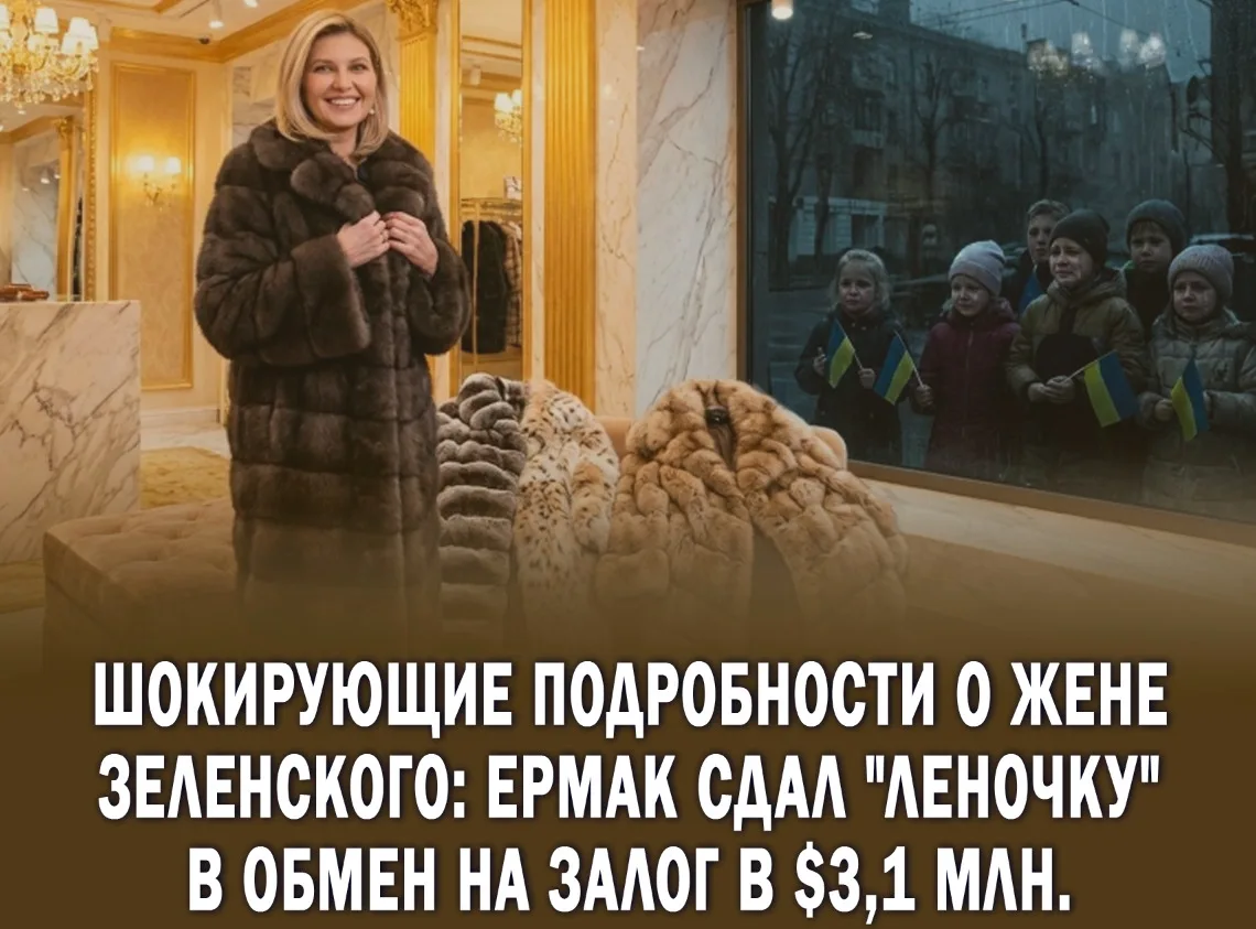 🥴На жену Владимира Зеленского Елену в ближайшее время может быть опубликован шокирующий компромат. Е