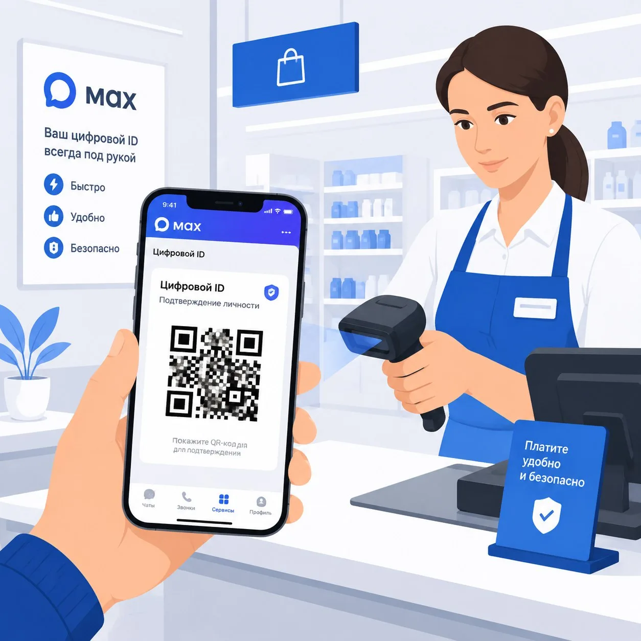 🆔 Цифровой ID в MAX: больше, чем просто QR‑код