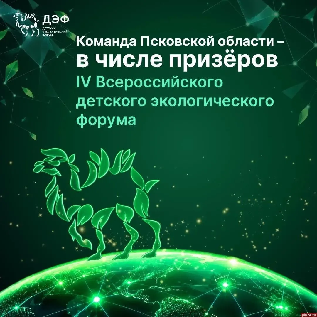 Псковские школьники стали призерами IV Всероссийского детского экологического форума в ...