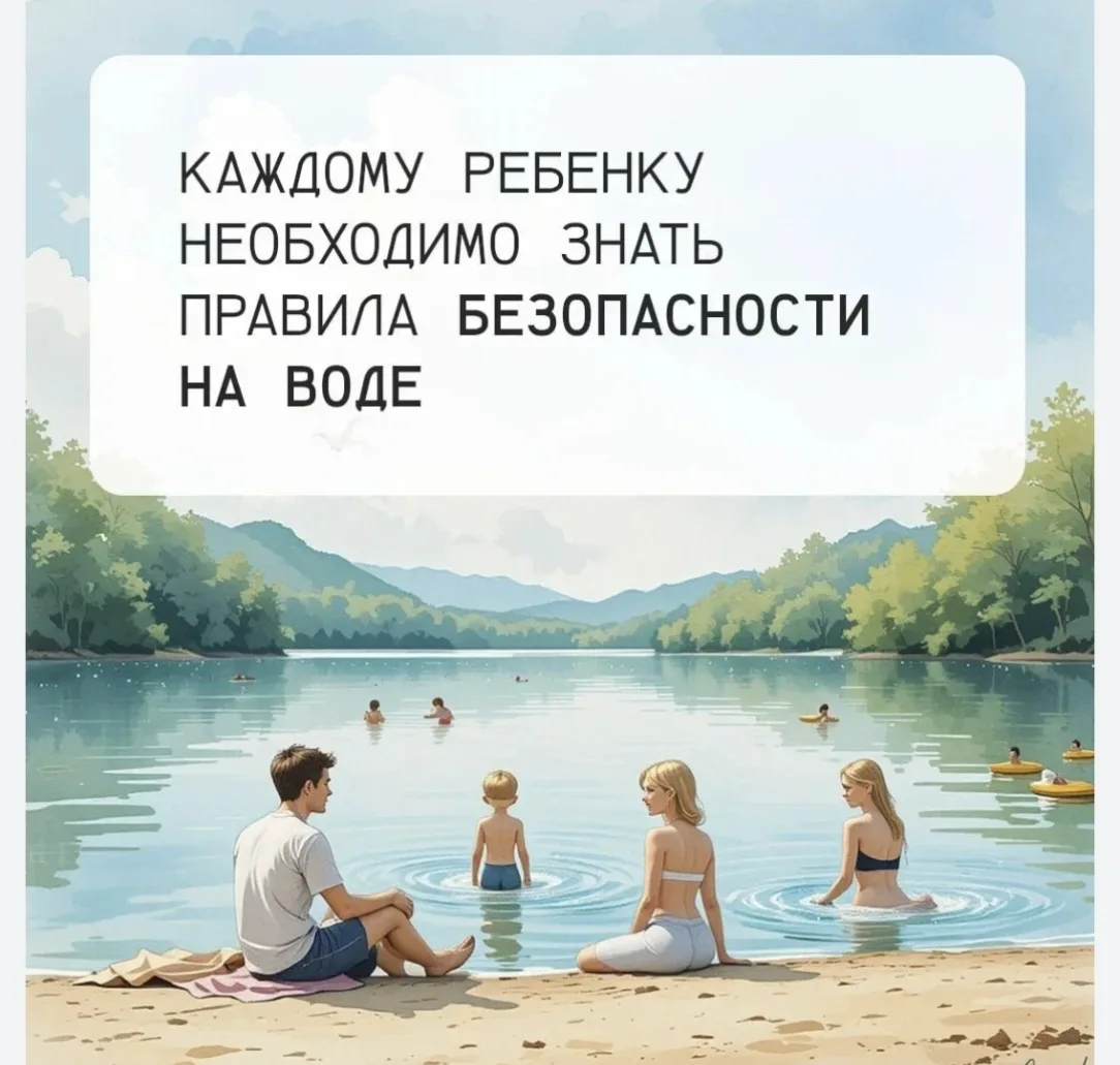 ❗Безопасность на воде!