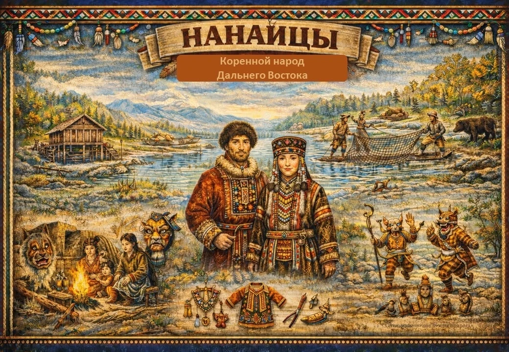 📅 ДЕНЬ 5. ЭТНО-ЛАБОРАТОРИЯ: В ГОСТЯХ У НАНАЙЦЕВ  Продолжаем наше путешествие! Вчера мы были на холод