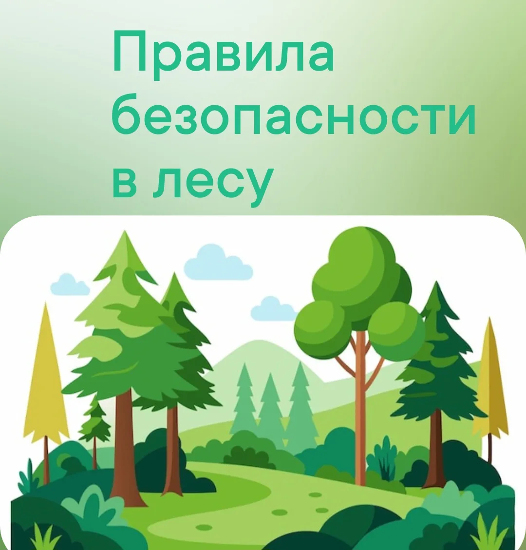 🌲🍃 Правила безопасности в лесу: будьте осторожны и наслаждайтесь природой! 🍃🌲

Дорогие друзья! Л