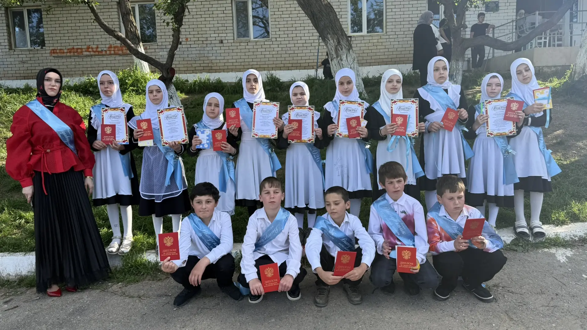 🎓 Наши звёздочки: праздник прощания с начальной школой в МКОУ Карамахинская ООШ! 🎓