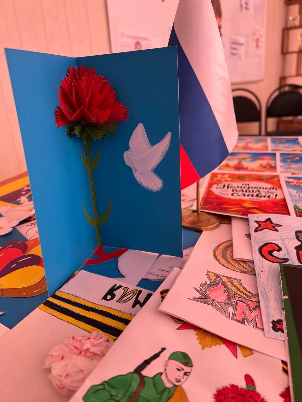 🕊️ Шестая школа – единое целое в поддержке наших героев!

🎗️ В преддверии Дня Победы, как и каждый