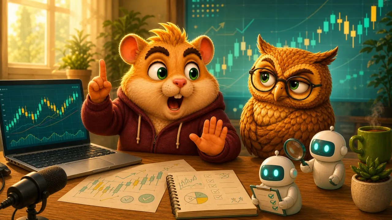 🐹 Два часа. ДВА. И там уже плюс 3%, три сделки одна за одной — а я тут полдня туплю в ...