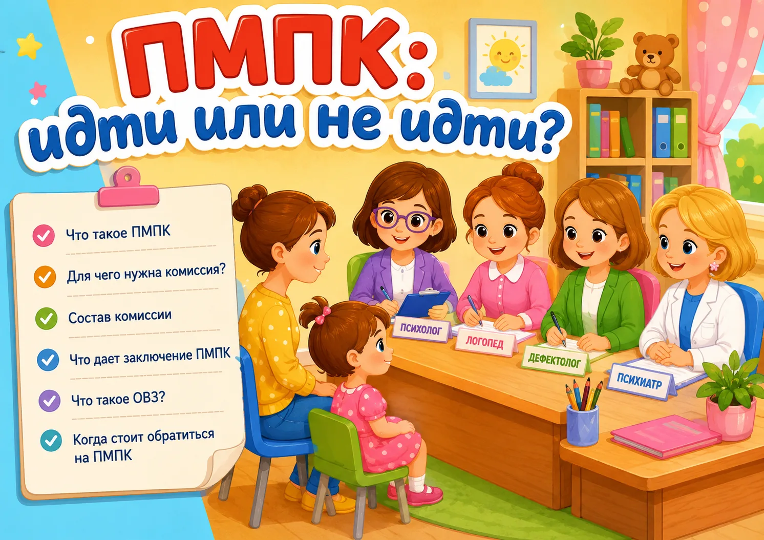 ПМПК: идти или не идти? (Часть 1)

«Мы не пойдем на ПМПК! Там ребенку поставят клеймо на всю жизнь!»
