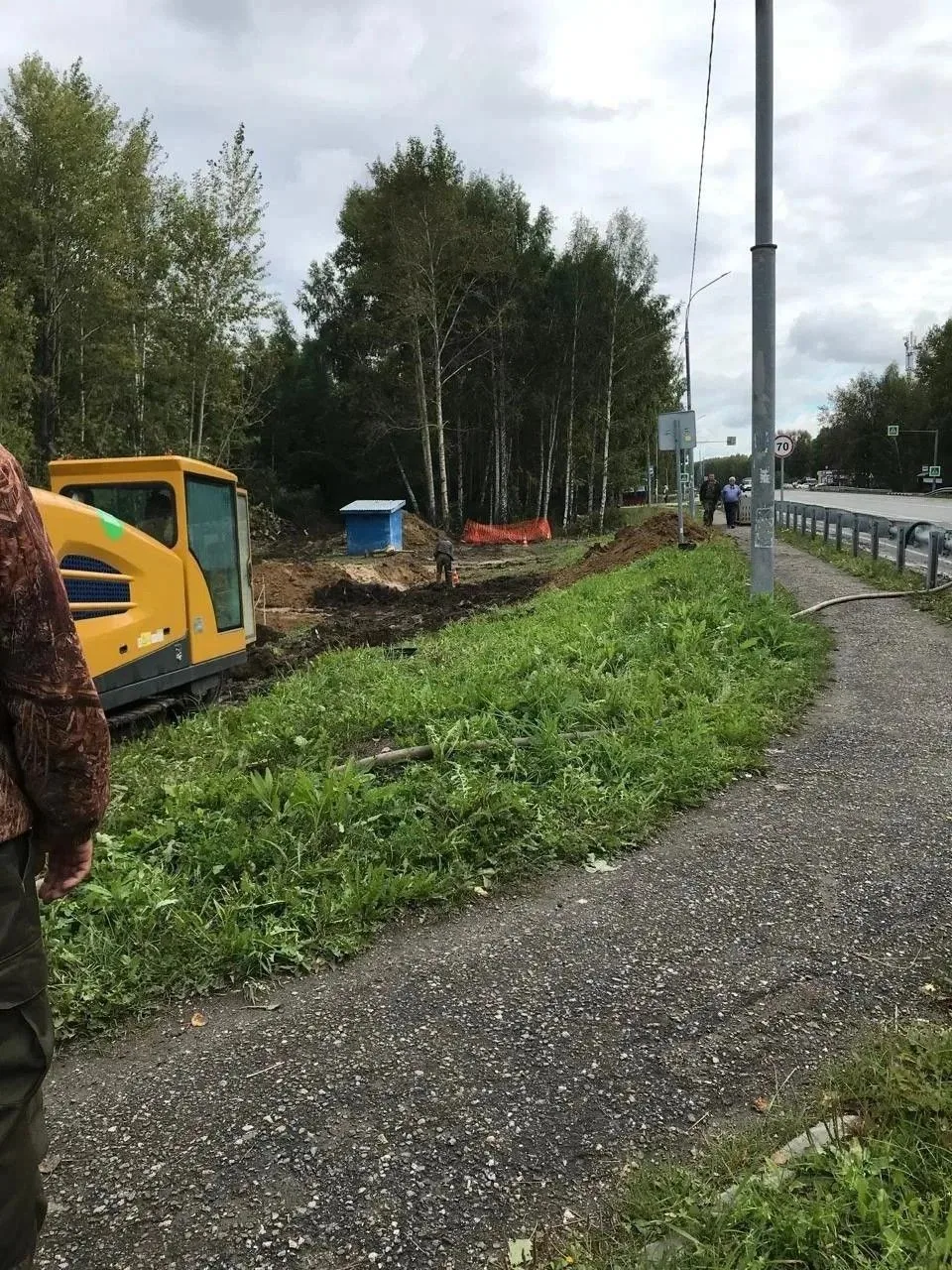 Контроль строительства: выезд на объект в ст. Мочище 🏗