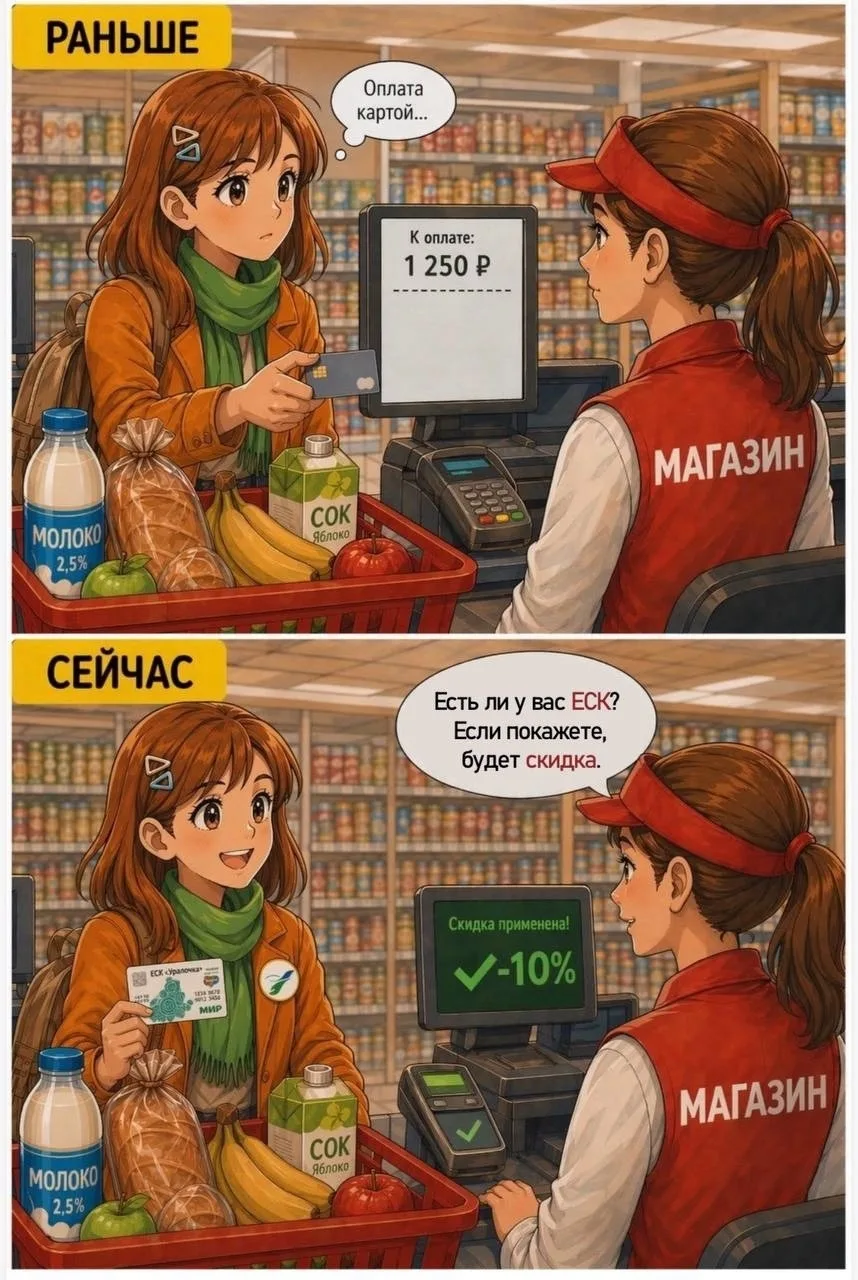 ✨ Единая социальная карта — это не просто карта, а настоящий пропуск в мир выгодных пок...