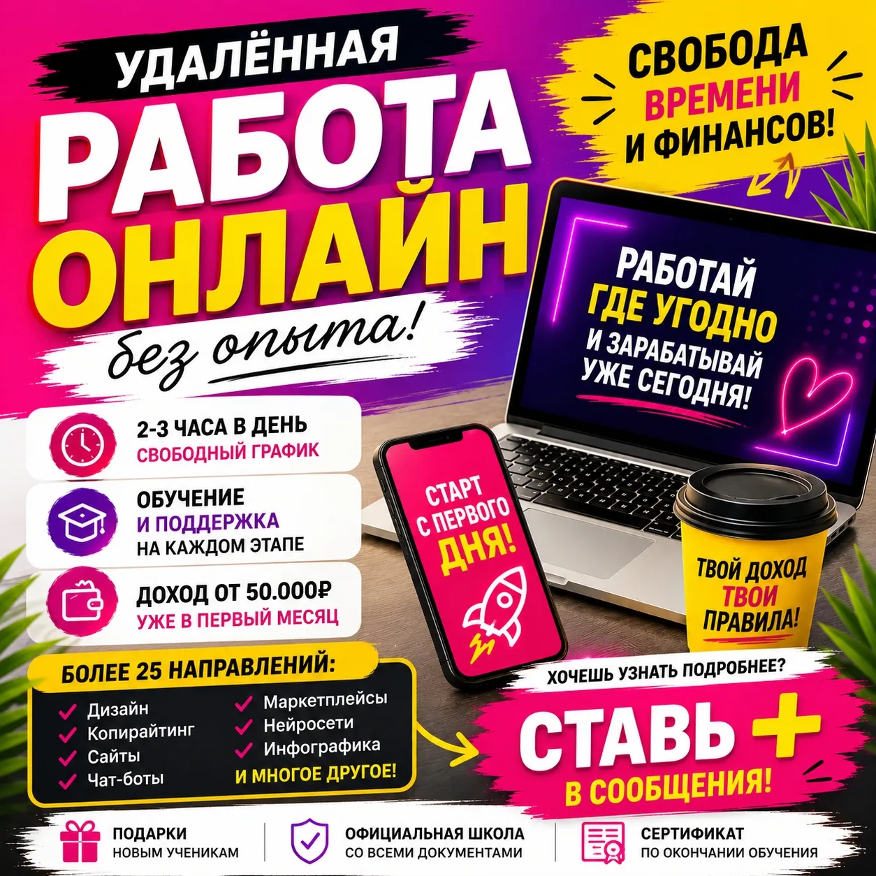 🔥 ХОЧЕШЬ РАБОТАТЬ ОНЛАЙН? НАЧНИ СЕЙЧАС!