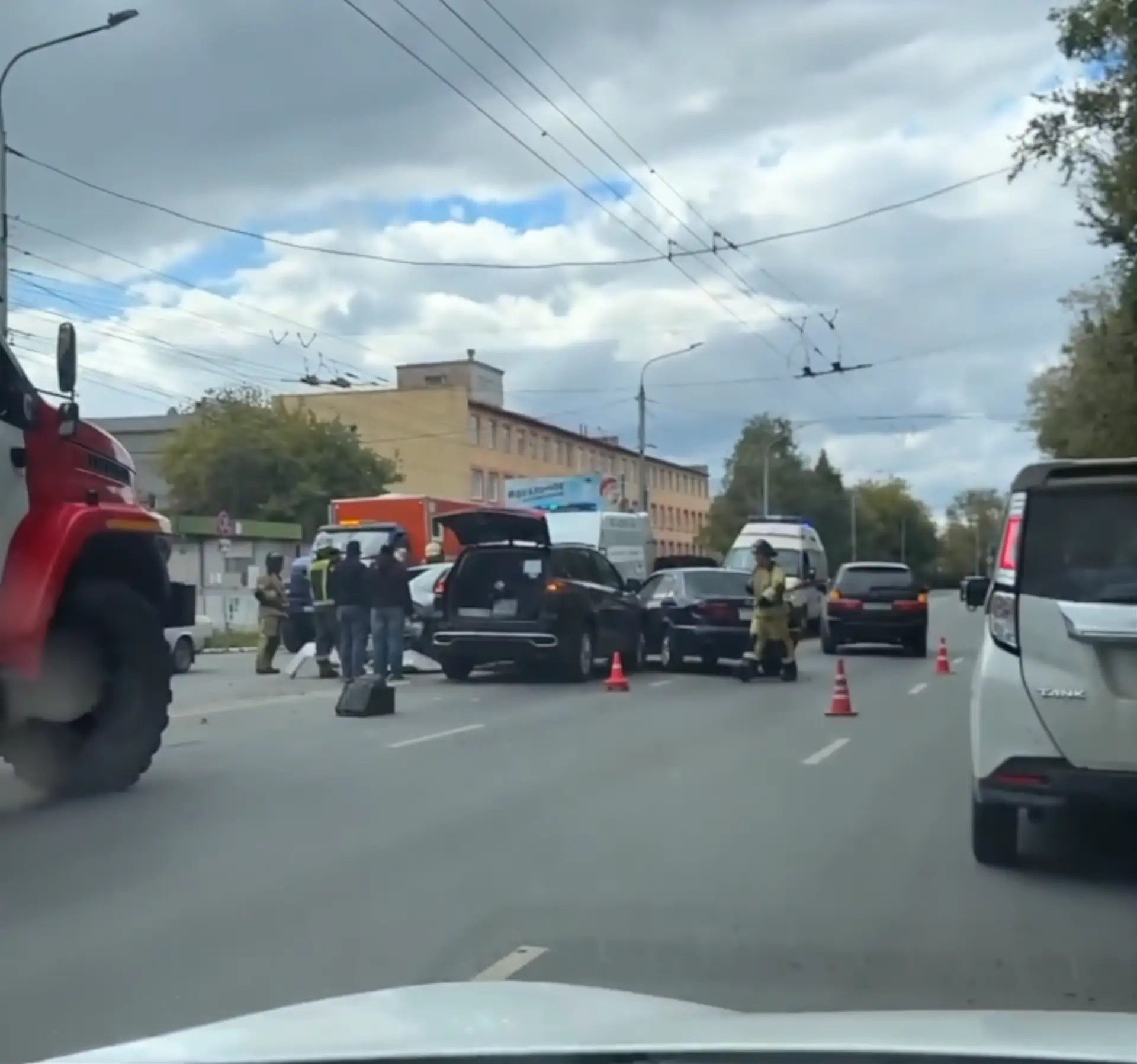 Замес на Красном пути возле Аграрного