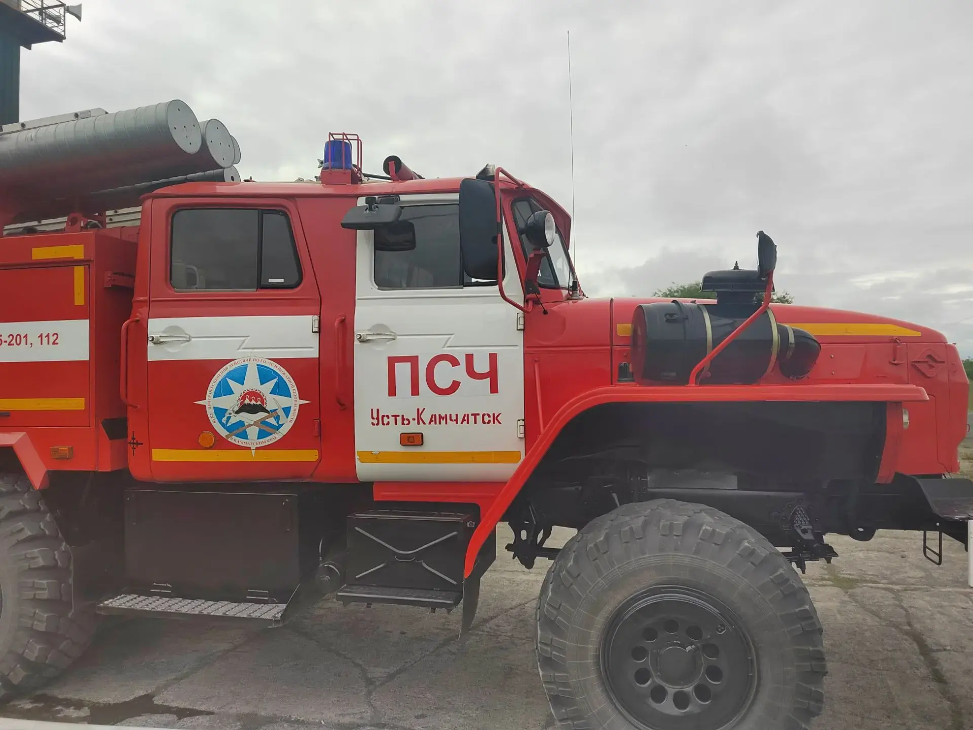 В Усть-Камчатском округе прошли тренировки по боевому развертыванию от автоцистерны