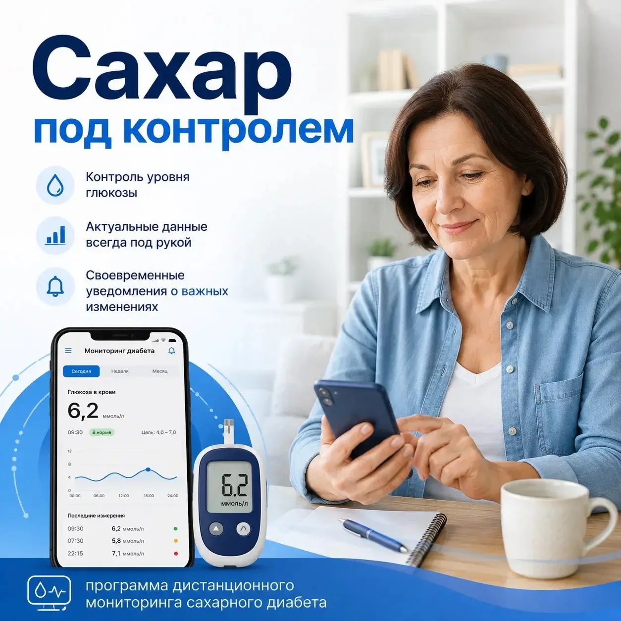 Сахар под контролем.