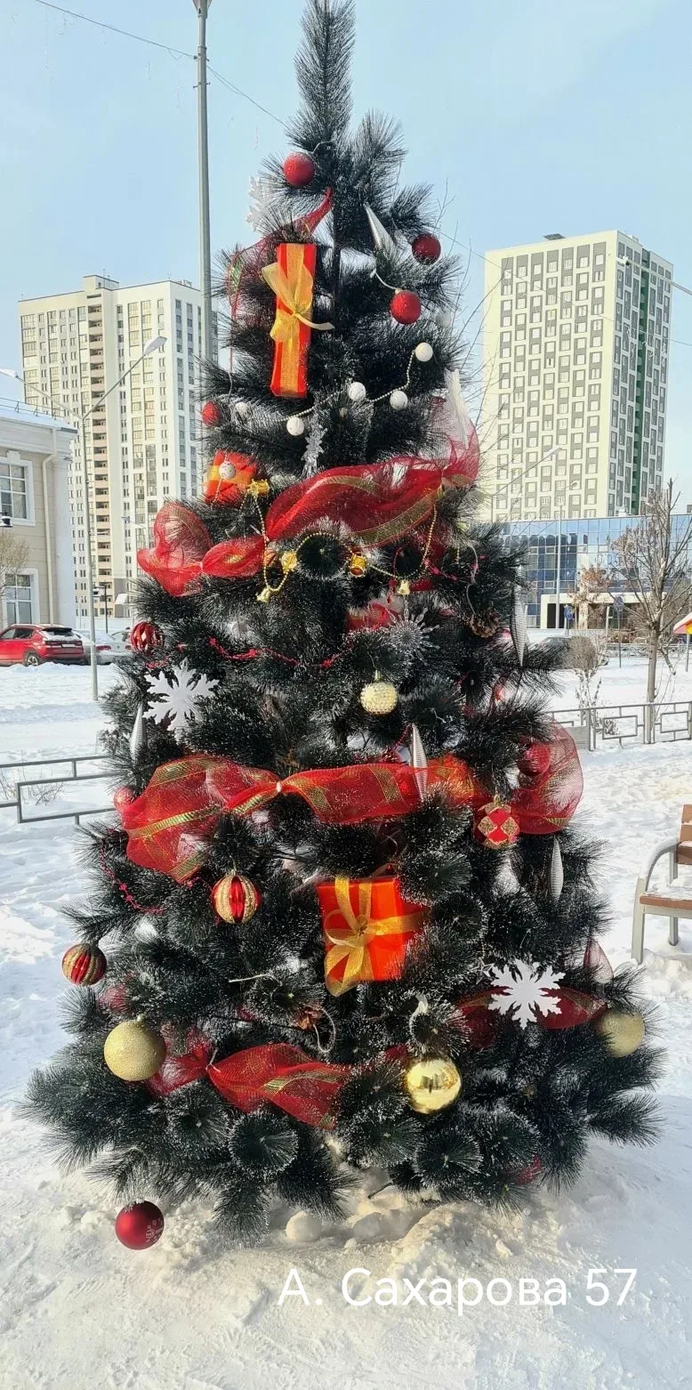 🎄 Мы запустили онлайн-голосование за самую красивую дворовую ель-2026! 🎄  В этом году на конкурс «Са