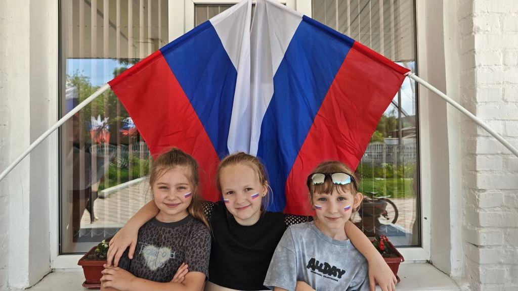 Участвуем в акции "Флаги России"🇷🇺🇷🇺🇷🇺