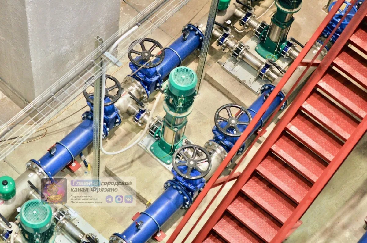 🚰Первый этап строительства новой системы водоснабжения во Фрязино завершен