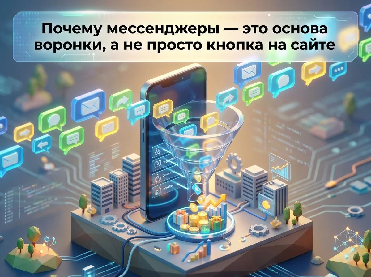ЭФФЕКТИВНЫЕ ПРОДАЖИ В МЕССЕНДЖЕРАХ: КАК ВЫСТРОИТЬ ТЕКСТОВУЮ ВОРОНКУ
