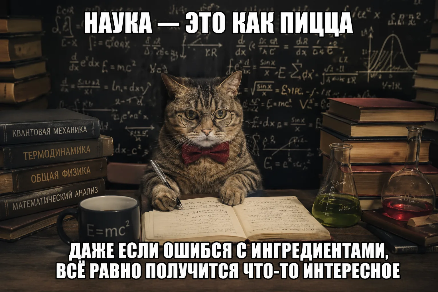Давненько у нас не было научных мемов 😎 и... вот он!
